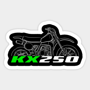 Kawasaki KX250 1980-1981 Sticker